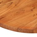 vidaXL Stolová doska 80x40x3,8 cm oválna masívna akácia