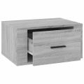 vidaXL Nástenný nočný stolík sivý dub sonoma 50x36x25 cm