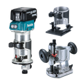 Makita Aku kombinovaná frézka s příslušenstvím Li-ion LXT 18V/5,0Ah