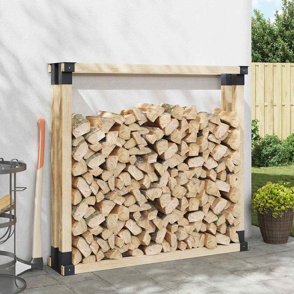 Pomocník na stohovanie dreva 12 pcs Antracitová 34 x 10 x 15 cm Oceľ