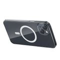 Puzdro na telefón Baseus Magnetic Crystal Clear pre iPhone 13 (priehľadné) s ochranným krytom displeja z celoplošného tvrdeného skla a čistiacou súpravou