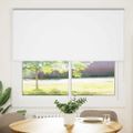 vidaXL Roleta Zatemnenie biela 165x130cm Šírka látky 161,6cm Polyester
