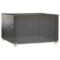 vidaXL Obaly na záhradný nábytok 2 ks 8 očiek 132x132x80 cm štvorcové