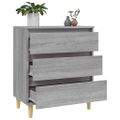 vidaXL Komoda sivý dub sonoma 60x35x70 cm spracované drevo