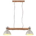 vidaXL Industriálna závesná lampa 25 W strieborná 109 cm E27