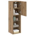 vidaXL TV skrinky s LED svetlami 2 ks dub artisan 30,5x30x102 cm