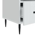 vidaXL TV skrinka Biela 102 x 34,5 x 50 cm Kompozitné drevo