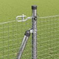 vidaXL Zvarené drôtené pletivo s betónovým základom 25 x 1,4 m