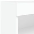 vidaXL 5-dielne TV nástenné skrinky s LED biele kompozitné drevo
