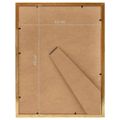 vidaXL Fotorámiky na stôl, koláž 3 ks, zlaté 13x18 cm, MDF