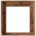 vidaXL Obloženie krbu staré drevo 100x20x100 cm kompozitné drevo