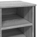 vidaXL Botník sivý dub sonoma 90x38x61,5 cm kompozitné drevo