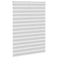vidaXL Zebra roleta svetlosivá 155x200cm šírka látky 150,9cm polyester