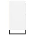 vidaXL Komoda biela 60x35x70 cm spracované drevo