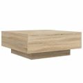 vidaXL Konferenčný stolík dub sonoma 80x80x31 cm drevotrieska
