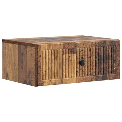 vidaXL Nočný stolík Staré drevo 49 x 34,5 x 20 cm Kompozitné drevo