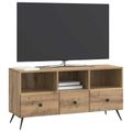 vidaXL TV skrinka 102 x 34,5 x 50 cm Dub artisan Kompozitné drevo