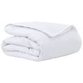 vidaXL 2-v-1 Prikrývka Biela 135 x 220 cm Perie