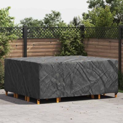 vidaXL Obal na nábytok Jednofarebný Čierna 250 x 210 x 70 cm 600D
