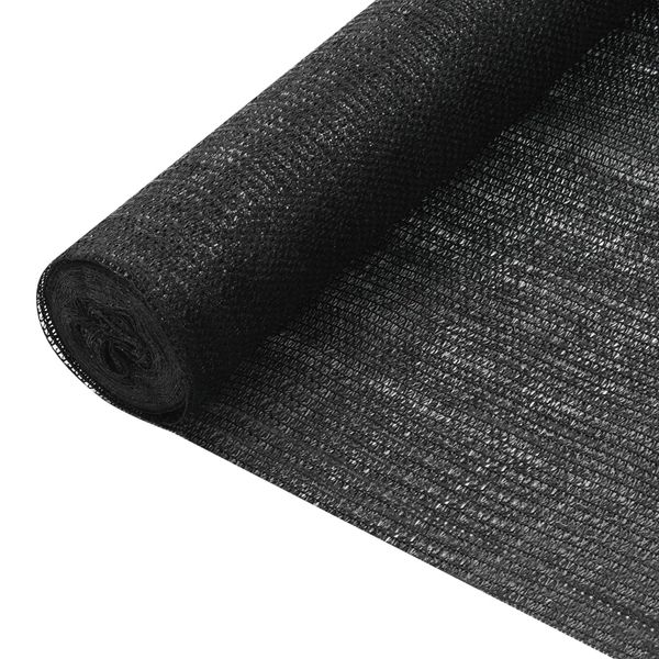 vidaXL Tieniaca sieť čierna 1x50 m HDPE 75 g/m²