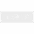 vidaXL Priehľadná plachta s okami 1x3 m PVC