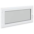vidaXL Otočné a sklopné okno do suterénu RISOR 120 x 60 cm PVC a sklo