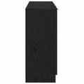 vidaXL Servírovacia skriňa Čierny dub 90,5 x 30 x 70 cm