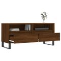 vidaXL TV skrinka hnedý dub 100x34,5x44,5 cm kompozitné drevo