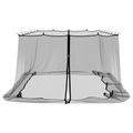 vidaXL Moskytiéra na altánok 220 mesh Čierna 6 x 3 x 2 m Polyester
