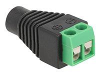 Adaptér napájacieho konektora - svorkovnica s 2 pinmi do DC jack 3,5 x 1,35 mm (F)