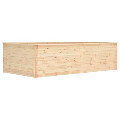 vidaXL Vyvýšený záhradný záhon 300x150x80,5 cm, borovicové drevo 19 mm