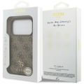 Puzdro Guess 4G Small Classic Logo MagSafe pre iPhone 17 Pro hnedé