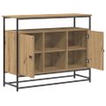 vidaXL Servírovacia skriňa Remeselný dub 100 x 35 x 80 cm