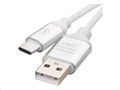 Kábel USB-C 2.0 - USB-A 2.0 biely 1,00 m EMOS SM7025W