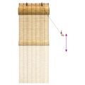 vidaXL Roleta Prírodná 60 x 160 cm Rákosie