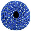 vidaXL Lodné lano modré 10 mm 100 m polypropylén
