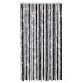 vidaXL Záves proti hmyzu sivý a čierny 100x220 cm ženilka