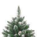 vidaXL Umelý vianočný stromček Zelená 150 cm PVC, plast a oceľ