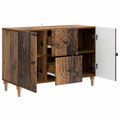 vidaXL TV skrinka Staré drevo 89 x 34,5 x 60 cm Kompozitné drevo
