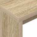 vidaXL Stôl Sonoma dub Kompozitné drevo 109 x 50 x 78 cm