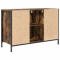 vidaXL Skrinka pod umývadlo so zásuvkami dub dymový 90x34,5x60 cm