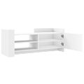 vidaXL TV skrinka biela 100x35x40 cm spracované drevo