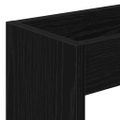 vidaXL Úzky úložný vozík Čierny dub 60 x 18 x 70 cm Kompozitné drevo