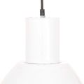 vidaXL Závesná lampa 25 W, biela, okrúhla 28,5 cm E27