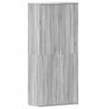 vidaXL Skriňa na topánky 80 x 39 x 178 cm Kompozitné drevo Sivý Sonoma