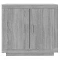 vidaXL Komoda sivý dub sonoma 80x40x75 cm spracované drevo