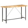 vidaXL Barový stôl 180x70x107 cm surové mangovníkové drevo