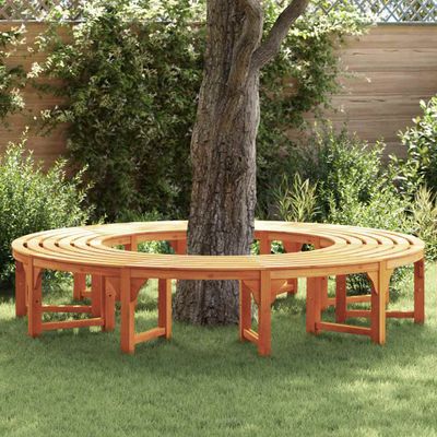 vidaXL Stromová lavička 2 pcs Prírodná 160 x 80 x 45cm