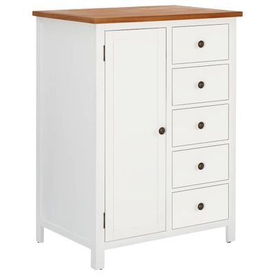 vidaXL Šatník 76x52x105 cm masívne dubové drevo