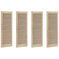 vidaXL Skříňové dvere s dverami 4 ks Prírodná 110 x 2,1 x 39,5 cm